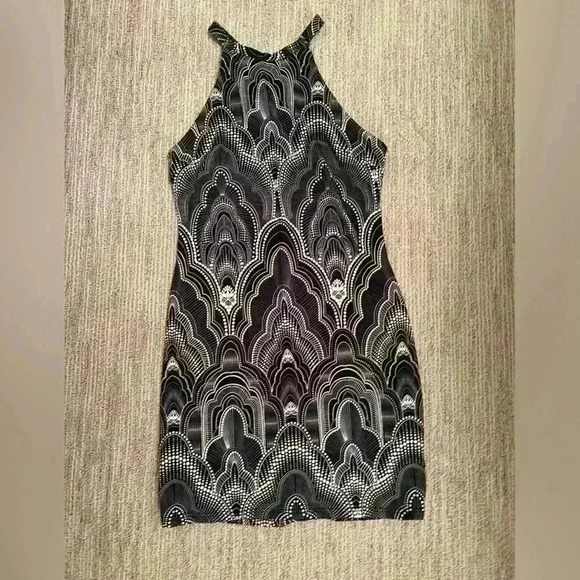 Dark navy mini dress - Picture 2 of 4